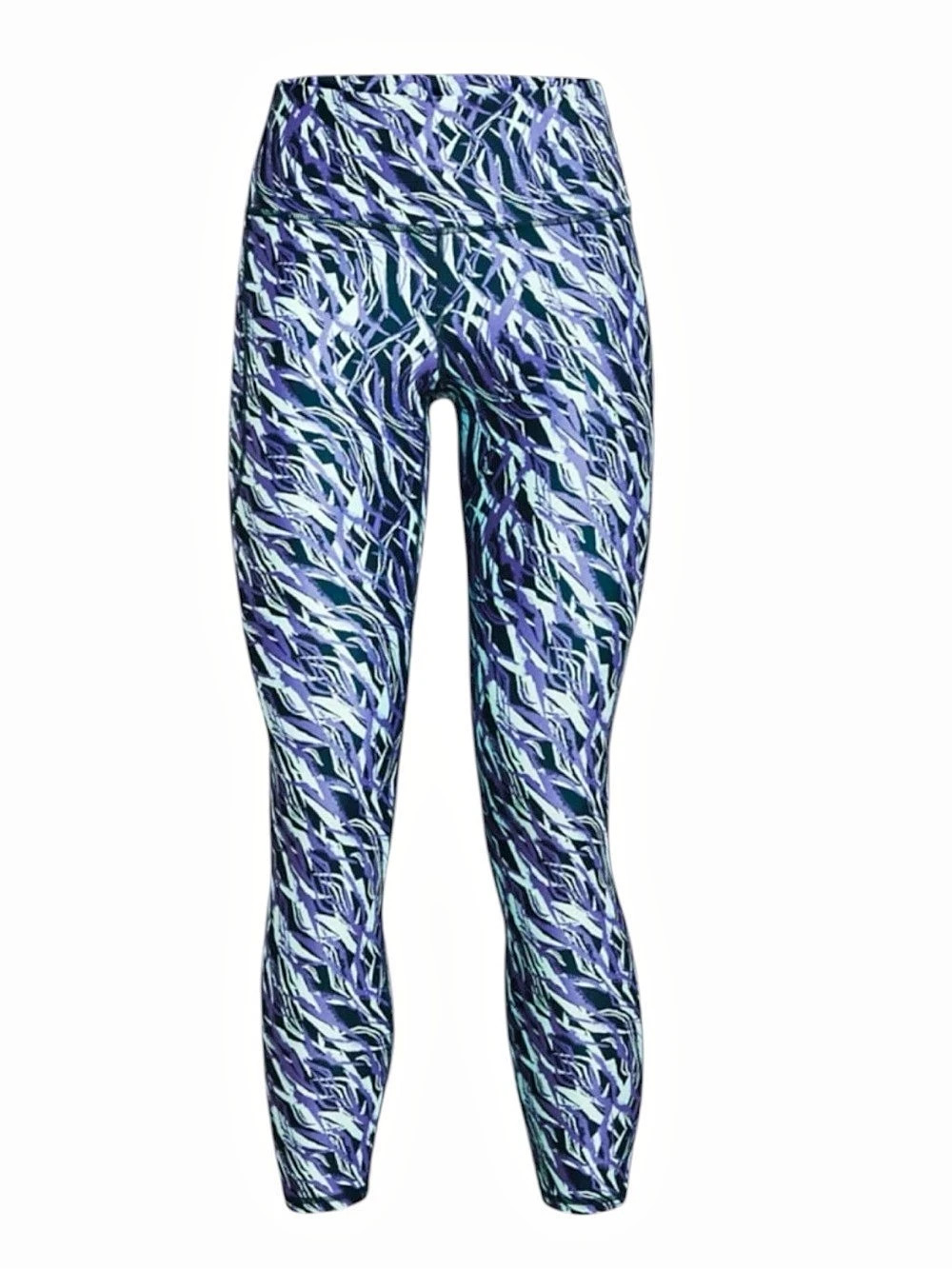 Under Armour Heat Gear Compression High Rise Ankle Abstract Leggings Womens Sz S